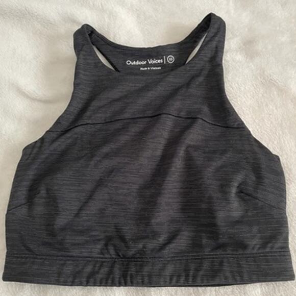 Outdoor Voices Other - New NWOT Outdoor Voices Gray Racerback Sports Bra, Size XS extra small